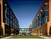 View of Hutch courtyard.